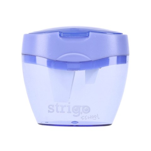 Temperówka z pojemnikiem na 3 grubości oł.i kredek mix plastikowa Strigo (SSC386)