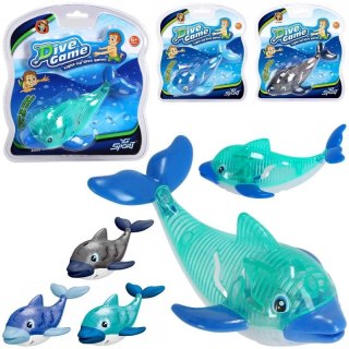 Zabawka do kąpieli delfin do nurkowania ze światłem Trifox (A-0637)