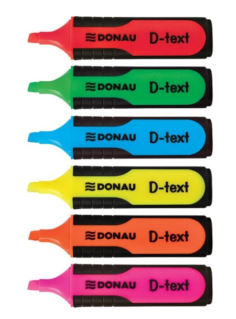 Zakreślacz D-Text wkład niebieski 1,0-5,0mm Donau (7358001PL-10)