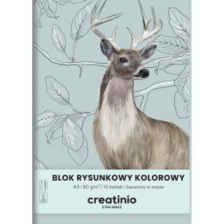 Blok rysunkowy Creatinio A3 kolorowy 80g 10k Top 2000 (400176666)