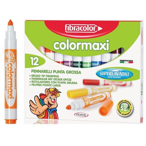 Flamaster color maxi 12 kol. Fibracolor