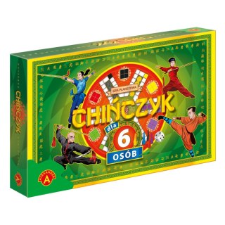 Gra planszowa Chińczyk dla 6 osób chińczyk Alexander