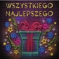 Kartka składana KW PREZENT NEON kw Henry (5905701483631)