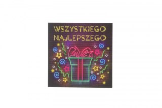 Kartka składana KW PREZENT NEON kw Henry (5905701483631)