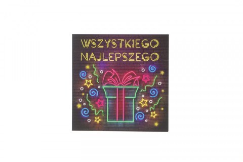 Kartka składana KW PREZENT NEON kw Henry (5905701483631)