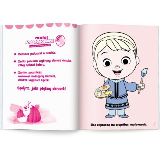 Książka dla dzieci Disney Maluch. Maluj Rączkami Ameet