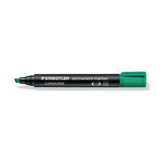Marker permanentny wkład zielony 2,0-5,0mm ścięta końcówka Staedtler