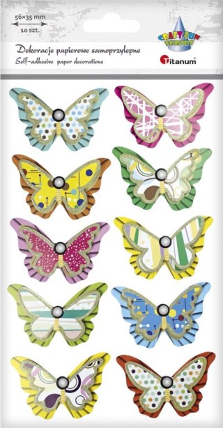 Naklejka (nalepka) Craft-Fun Series Motyle Titanum (FUL-004)