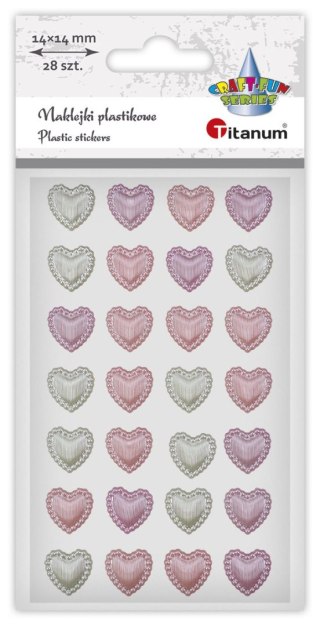 Naklejka (nalepka) Craft-Fun Series serca Titanum (24CY03121)