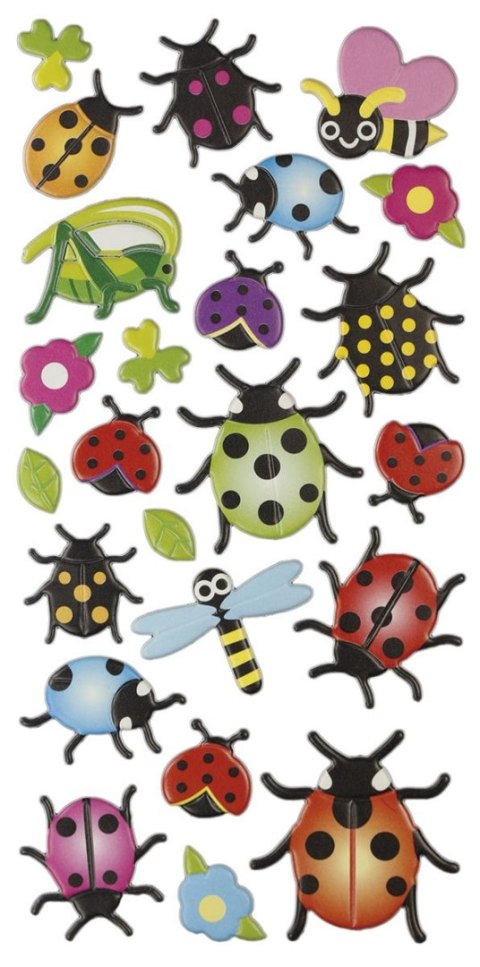 Naklejka (nalepka) Craft-Fun Series wypukłe owady Titanum (5066)