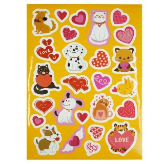 Naklejka (nalepka) walentynkowa Arpex (WA3858)