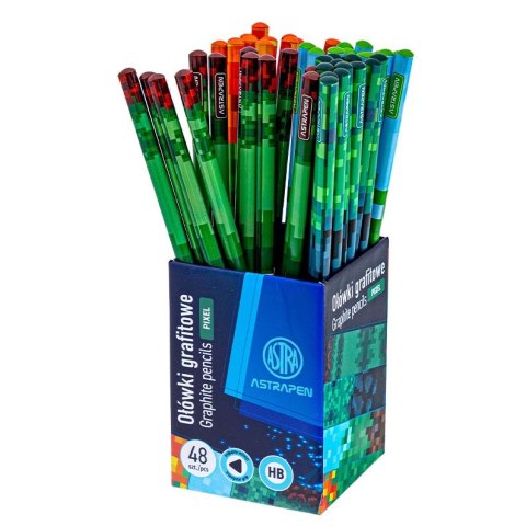 Ołówek ASTRAPEN Pixel One grafitowy trójkątny HB Astra (206023002)