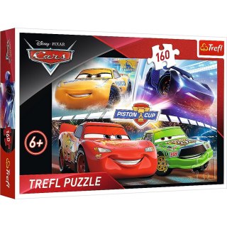 Puzzle Cars 3 zwycięski wyścig 160 szt 160 el. Trefl (15356)