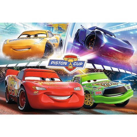 Puzzle Cars 3 zwycięski wyścig 160 szt 160 el. Trefl (15356)