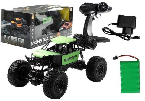 Samochód Zdalnie Sterowane Monster Truck na resorach Zielony Lean (4388)