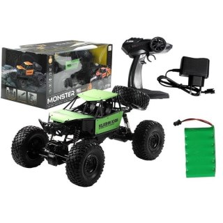 Samochód Zdalnie Sterowane Monster Truck na resorach Zielony Lean (4388)