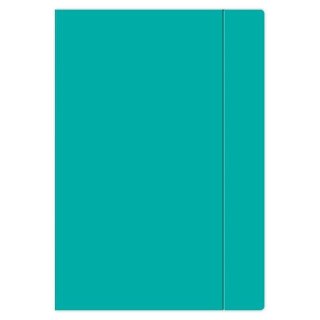 Teczka kartonowa na gumkę A4+ turkusowy Interdruk (TEGUFLUOT)