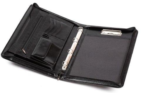 Teczka konferencyjna Biznes A4 koniakowy ekoskóra [mm:] 380x260 Jan-Pol Bis (AK-04N)