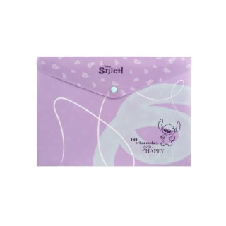 Teczka plastikowa na guzik Stitch A4 nadruk Patio (75125PTR)