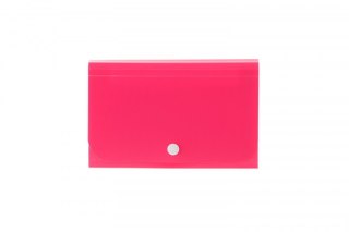 Teczka z przegródkami MINI organizer harmonijkowy na zatrzask 5903242102868 B6 kolor: różowa Tetis (BT613-R różowy)