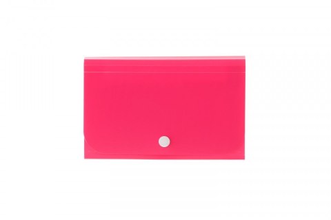 Teczka z przegródkami MINI organizer harmonijkowy na zatrzask 5903242102868 B6 kolor: różowa Tetis (BT613-R różowy)