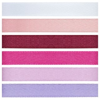 Wstążka Craft-Fun Series 2324015-B 6 kolorów 10x2 [mm x m] mix Titanum (1cmx2m)