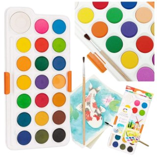 Farby akwarelowe 12 kolor. Deli (ec10-21)