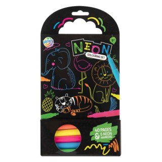 Kolorowanka Neonowe markery Antella