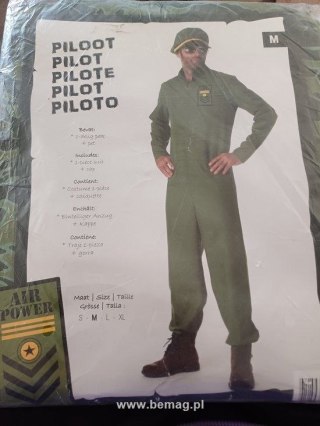 Kostium dla dorosłych, pilot rozmiar M Bemag