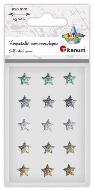 Kryształki Craft-Fun Series gwiazdki mix Titanum (24MH0351)