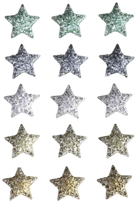 Kryształki Craft-Fun Series gwiazdki mix Titanum (24MH0351)