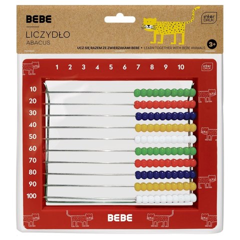 Liczydło plastik BB KIDS plastikowe 10- rzędowe Noster (5902277331199)
