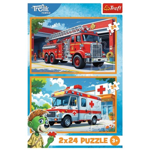 Puzzle Trefliki W krainie radości Trefl (34447)