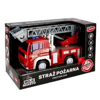 Samochód strażacki 21cm światło i dźwięk Mega Creative (522135)
