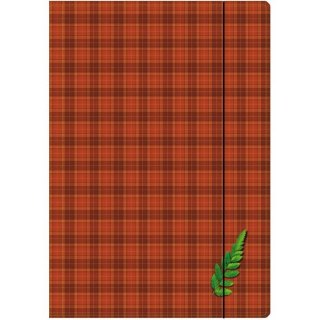 Teczka kartonowa na gumkę A4 mix Kreska