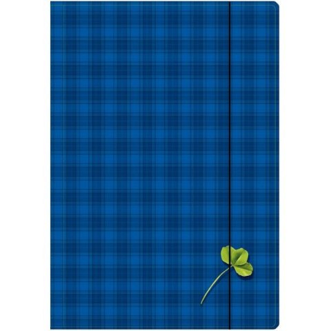 Teczka kartonowa na gumkę A4 mix Kreska