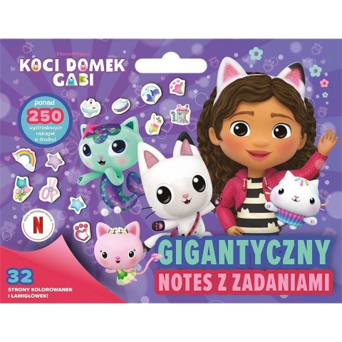 Wydrapywanka Koci Domek Gab Gigantyczny notes z zadaniami Trefl (Ks97610)