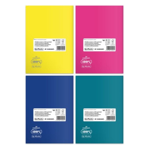 Zeszyt Colors Eco PP 9552019 A5 60k. 70g linia Herlitz (400198108)