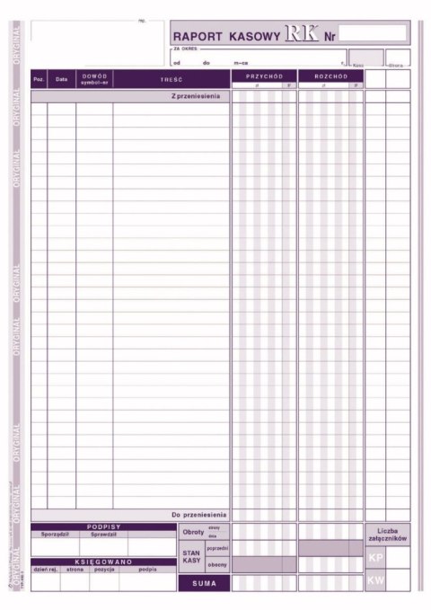 Druk samokopiujący S o/1k A4 80k. Michalczyk i Prokop (410-1)