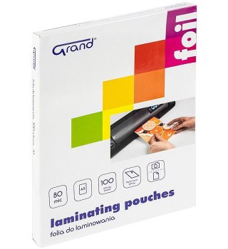 Folia do laminowania A5 przezroczysty 80mic. Grand (160-2506)