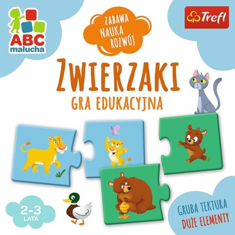 Gra edukacyjna ABC Malucha Zwierzaki Trefl (01940)