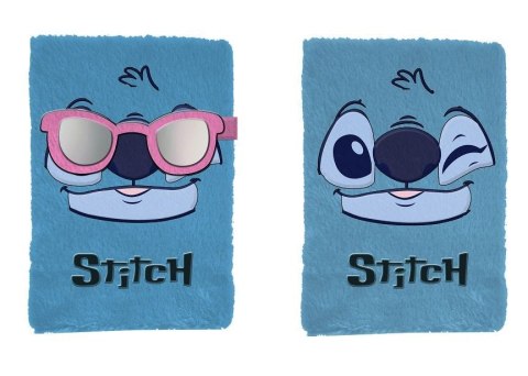 Pamiętnik pluszowy z magnetycznym zapięciem Stitch A5 Paso (DS24GW-3678)
