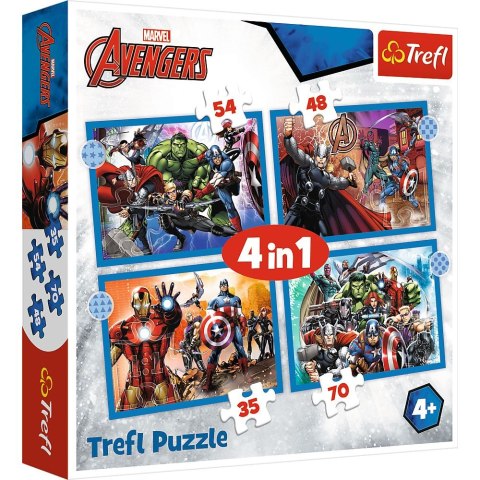 Puzzle Avengers 4w1 el. Trefl (34386)