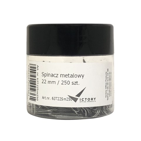 Spinacze VO63T22SM250 Victory Office (trójkątny)