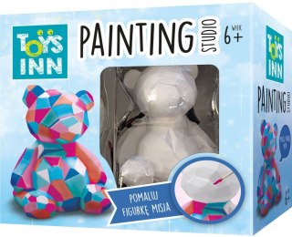 Zestaw kreatywny dla dzieci Painting studio figurka gipsowa Miś Stnux (STN8813)