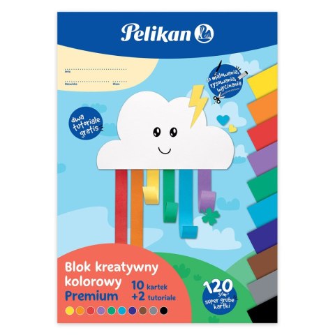 Blok rysunkowy kreatywny premium A4 mix Pelikan (9589011)