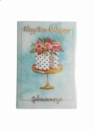 Kartka składana A5 18 TORT GLAMOUR A5 Henry (5905701484140)