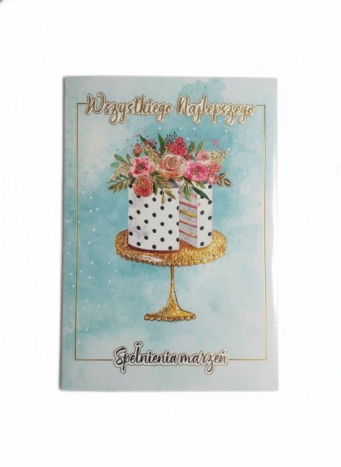 Kartka składana A5 18 TORT GLAMOUR A5 Henry (5905701484140)