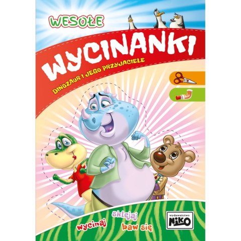 Książeczka edukacyjna Wesołe wycinanki. Dinozaur i jego przyjaciele. Niko