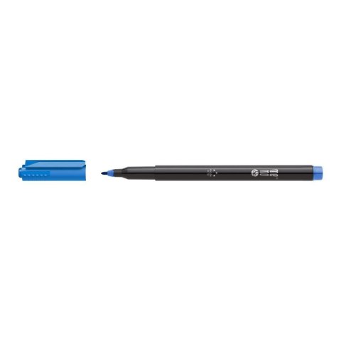 Marker permanentny niebieski wkład niebieski 1-1,5mm okrągła końcówka Memobe (MM252-03)